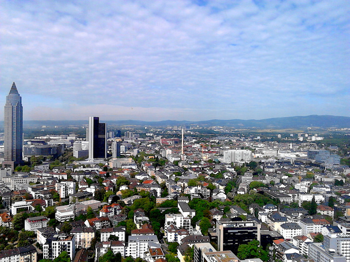 frankfurt from above